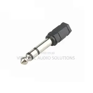 6.35 MM 1/4 Male Mono to 3.5 MM Female Stereo Audio Converter Adapter