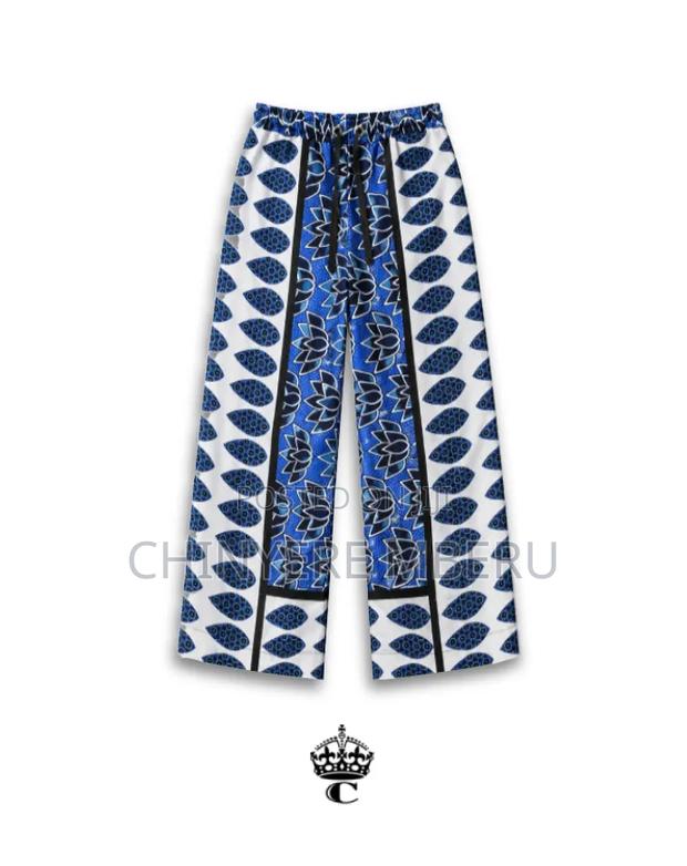 The Blue & White Leso Chichi Wide Leg Pants