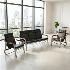 Five Seater Office Reception Sofa With Two Chairs