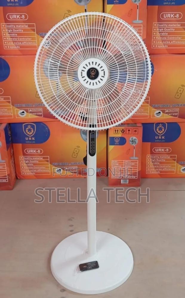 Remote Controlled URK 16" Modern Standing Quiet Fan - main view