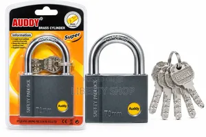 Audy Padlock – Heavy Duty Keyed Security Lock for Gates, Doors, Shops