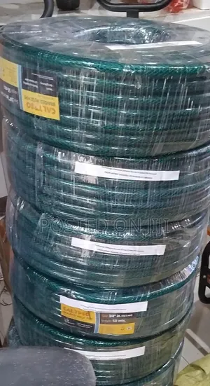 Green Braided Hose Pipe 3/4 by 50mtrs