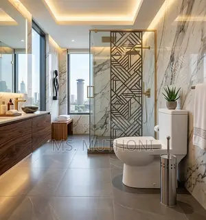 Ventilated Stainless Steel Toilet Brush Holder Set