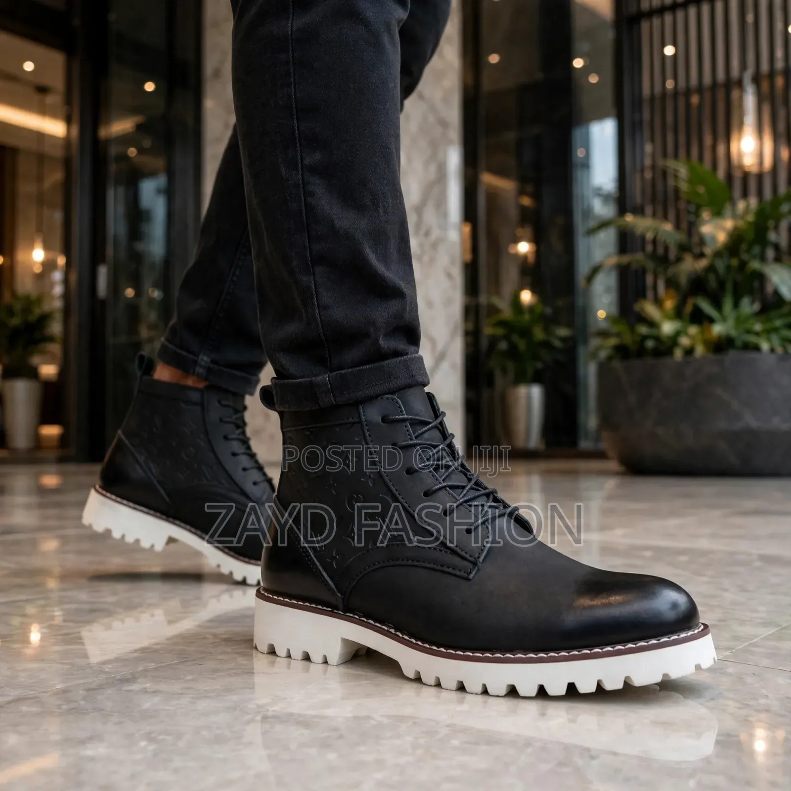 Louis Vuitton Black Suede Boots