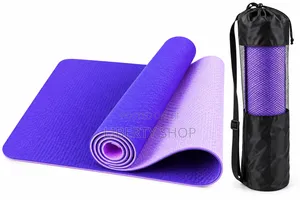 Non-Slip Yoga Mat With Carrier Bag – Portable Fitness, Exercise, Pilat