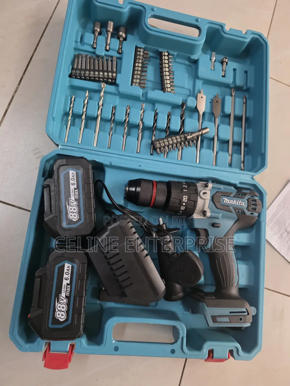 88V Makita Cordless Drill Set