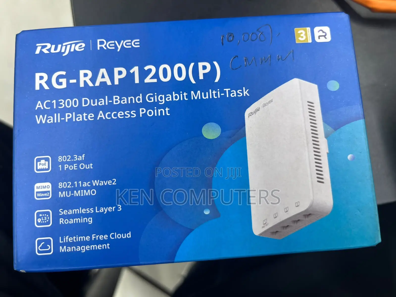 AC1300 Dual-Band Gigabit Multi-Task Wall-Plate Access Point