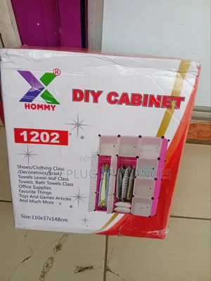 Modern 3 Column Plastic Wardrobe Organizer