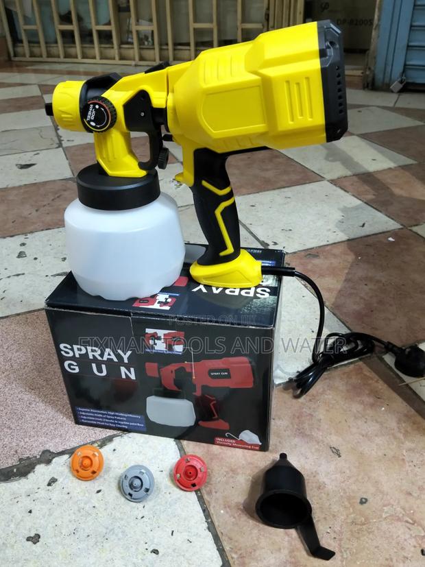 Dewalt ELECTRIC SPRAY GUN 550W With 3 Extra Nozzles for Fine Painting