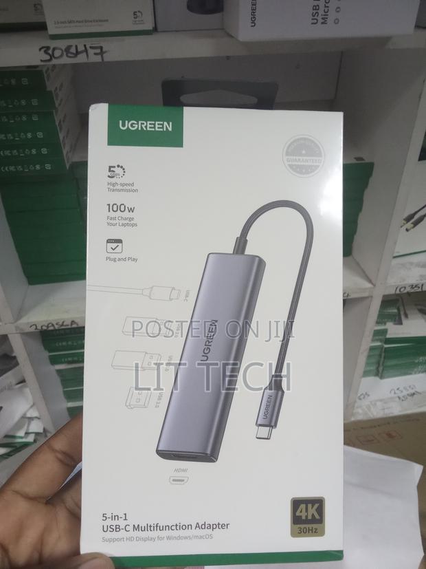 UGREEN 5-in-1 USB-C Multifunction Adapter (Model CM511 / UG-15596) - main view