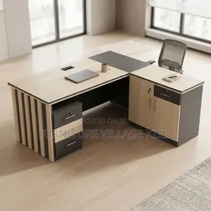 Customised 1.6 Executive Desk With Side Extension