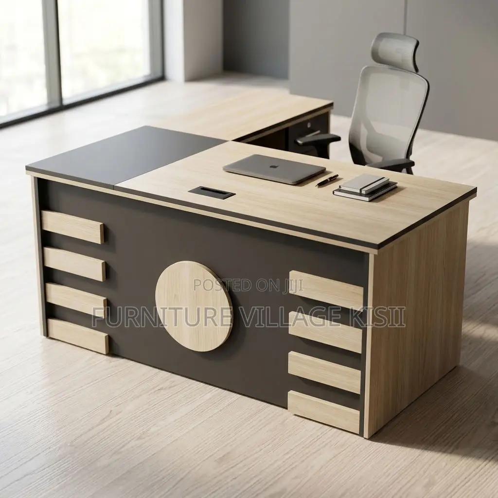Customised 1.6 Executive Desk With Side Extension