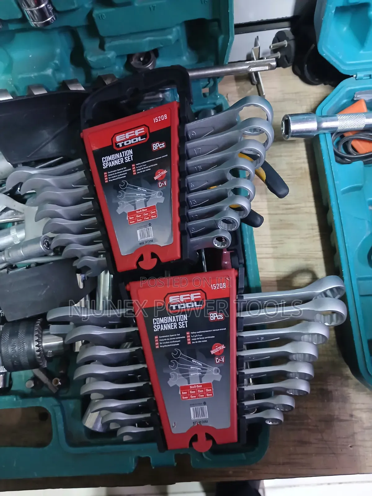 EFF Tool 8-Piece Combination Spanner Set.