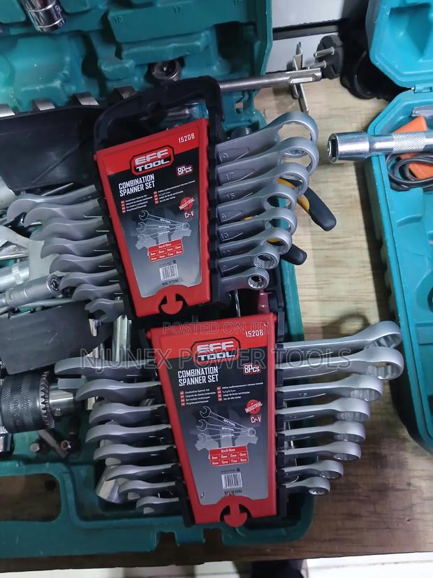EFF Tool 8-Piece Combination Spanner Set. - main view
