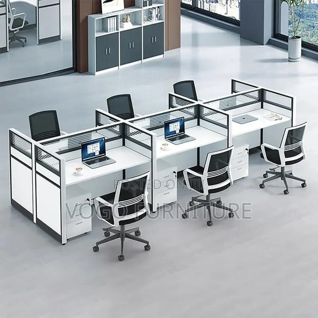 6 Seater Workstation; Office Modular Desk - thumbnail 4