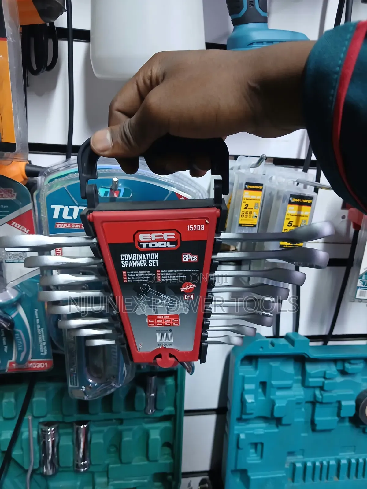 Eff Tool 8-Piece Combination Spanner Set (Model 15208)