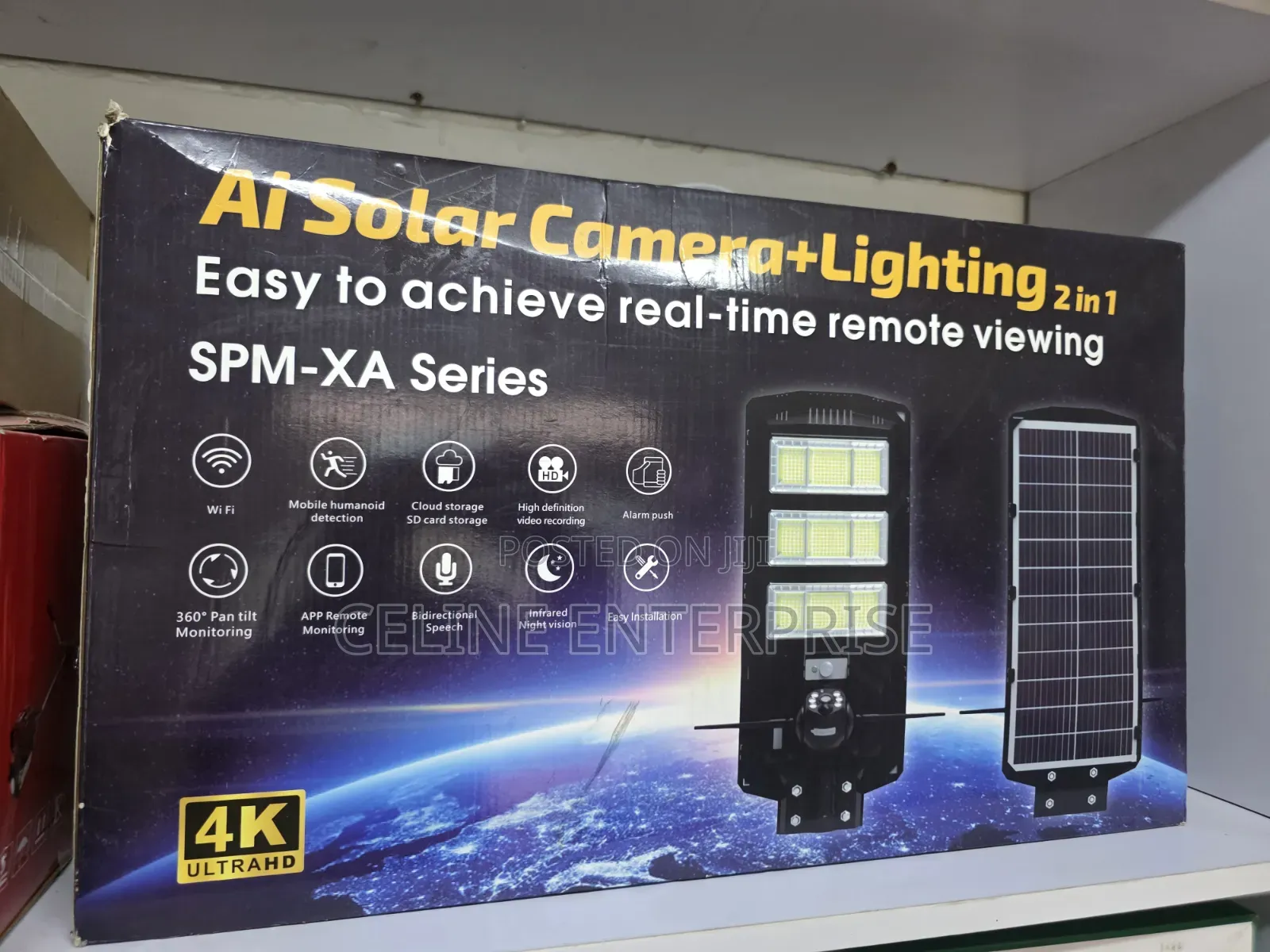 450Watts Solar Camera 4K
