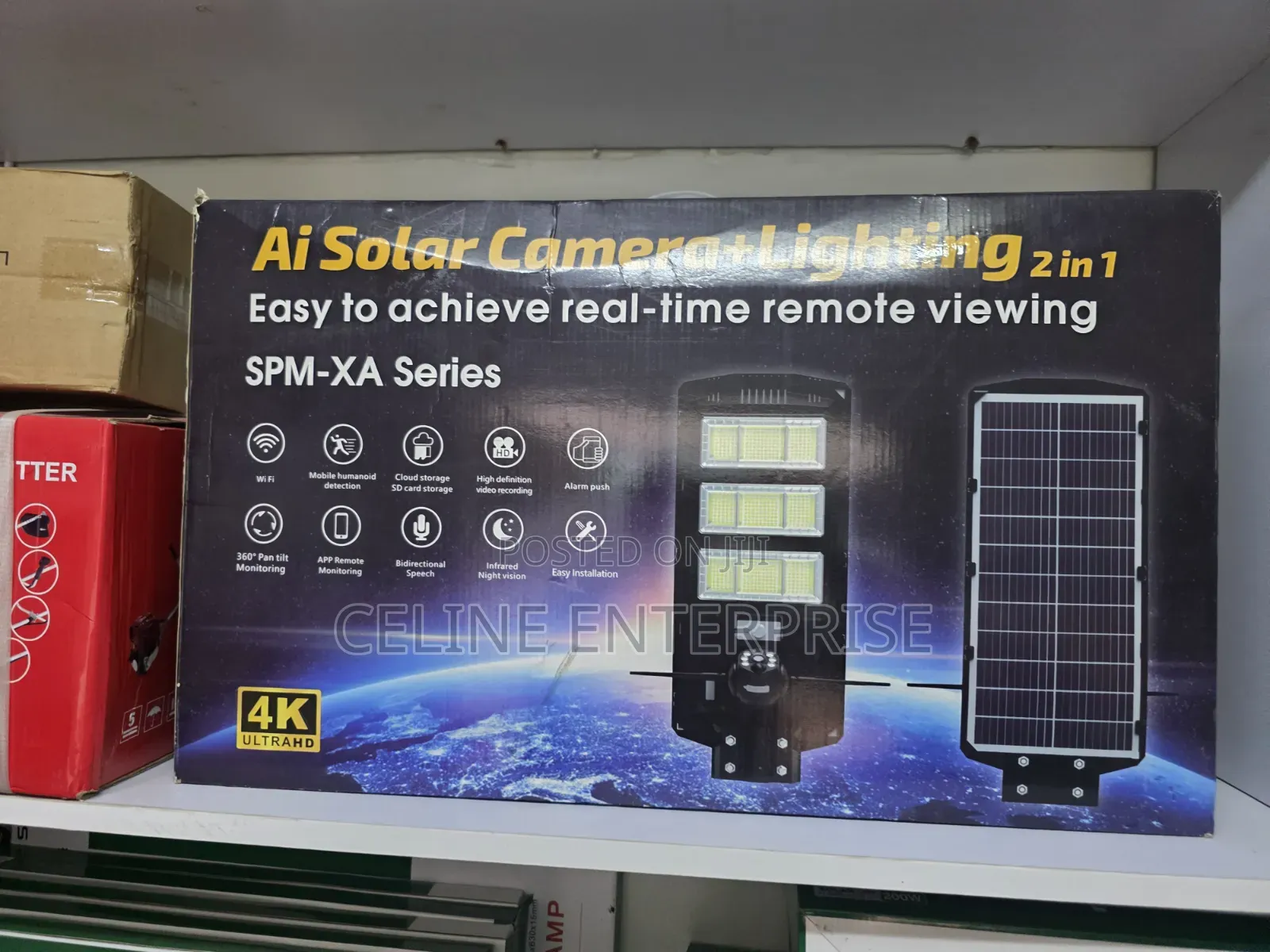 450Watts Solar Camera 4K