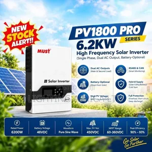 MUST 6.2kva - 48v Pro Series 100A MPPT - 450 VDC