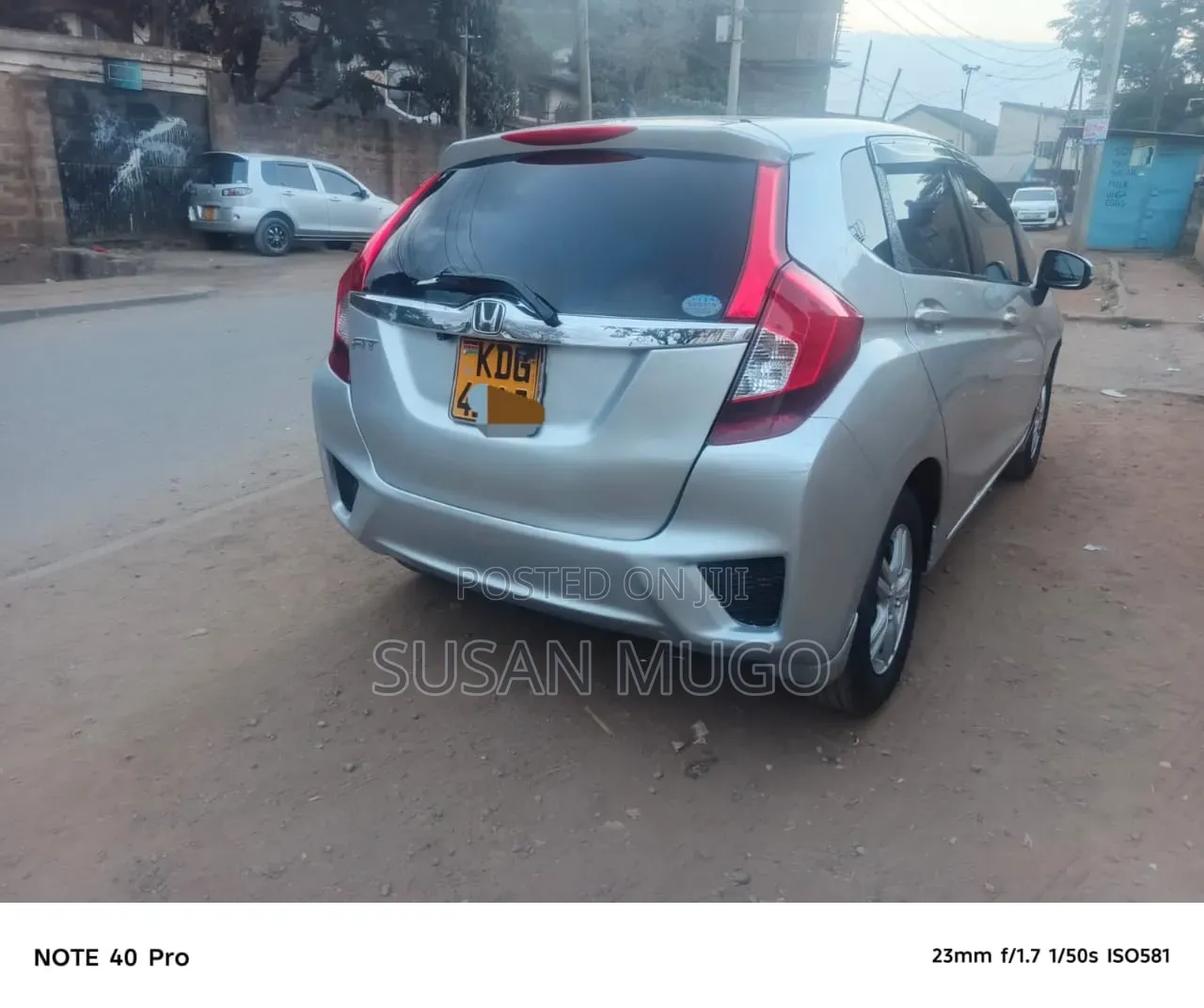 Honda Fit 2015 Silver