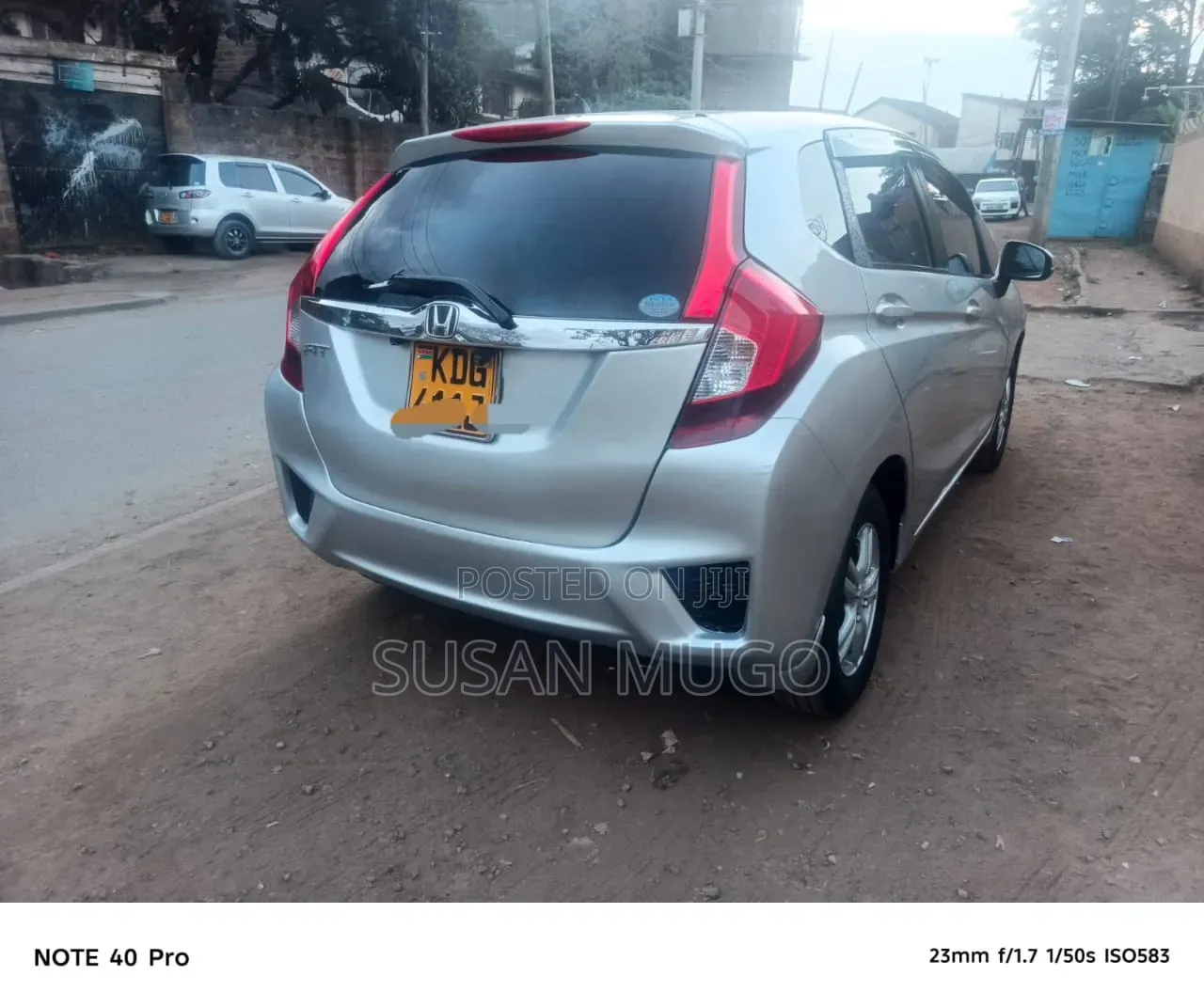 Honda Fit 2015 Silver