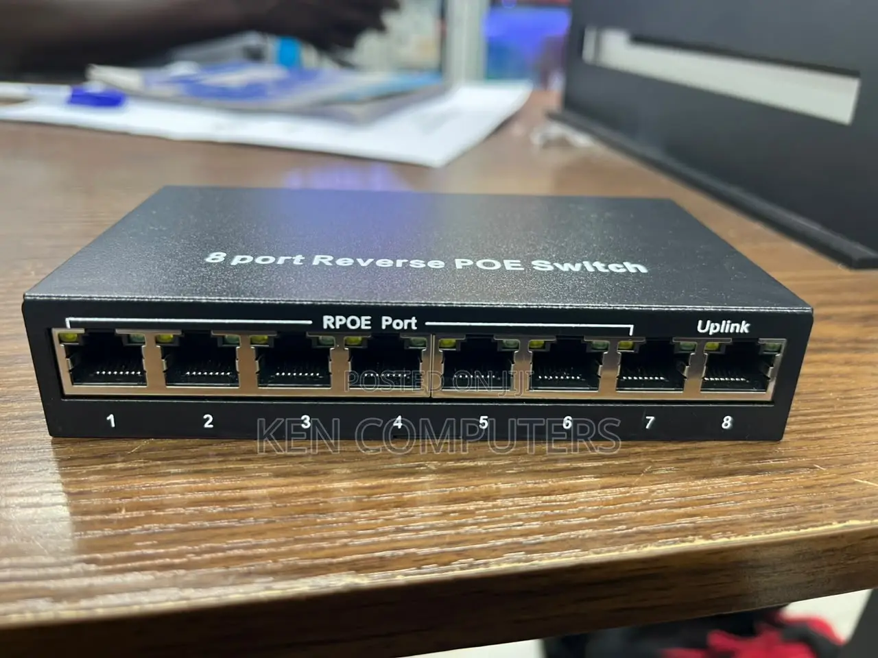 8-Port 100 MBPS Reverse PoE Switch With Gigabit
