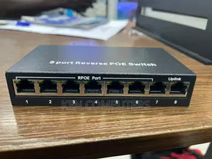 8-Port 100 MBPS Reverse PoE Switch With Gigabit