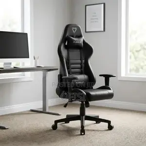 Gaming Chair; High-Back Black Gaming Chair