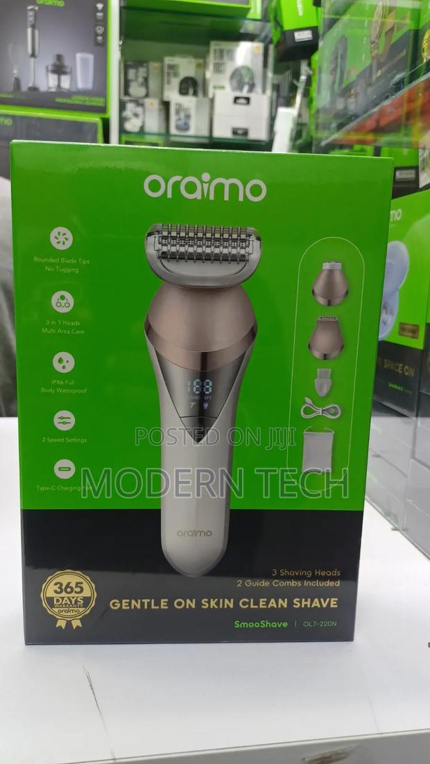 Oraimo 3-in-1 Electric Shaver for Women – Smooth Hair Removal