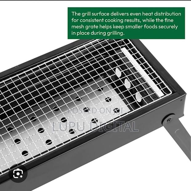 Foldable Portable Barbecue Charcoal Grill - thumbnail 4