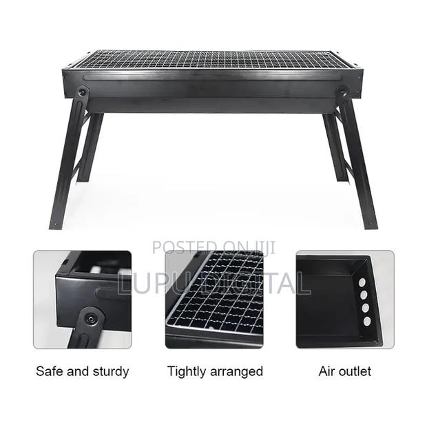 Foldable Portable Barbecue Charcoal Grill - thumbnail 3
