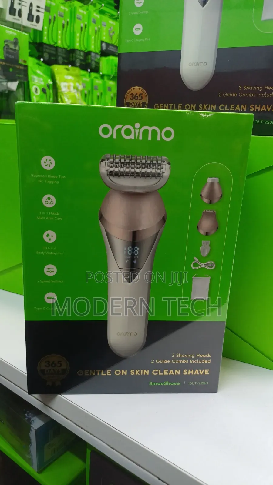 Oraimo SmooShave 3-in-1 Personal Grooming Shaver