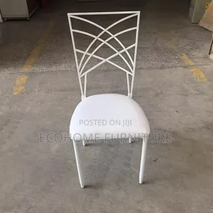 Chameleon Event Chair – White Metal Frame