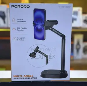Porodo Multi Angle Desktop Phone Stand
