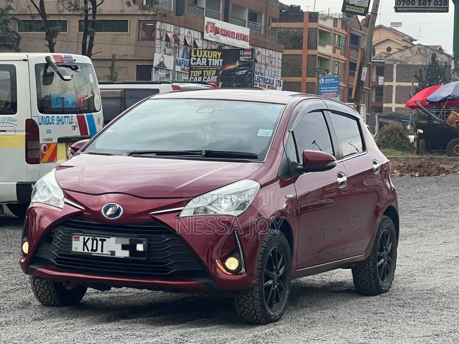 Toyota Vitz 2019 Maroon