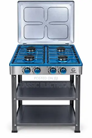4Gas Burners Standing Cooker With Shelves at Ksh5000/-