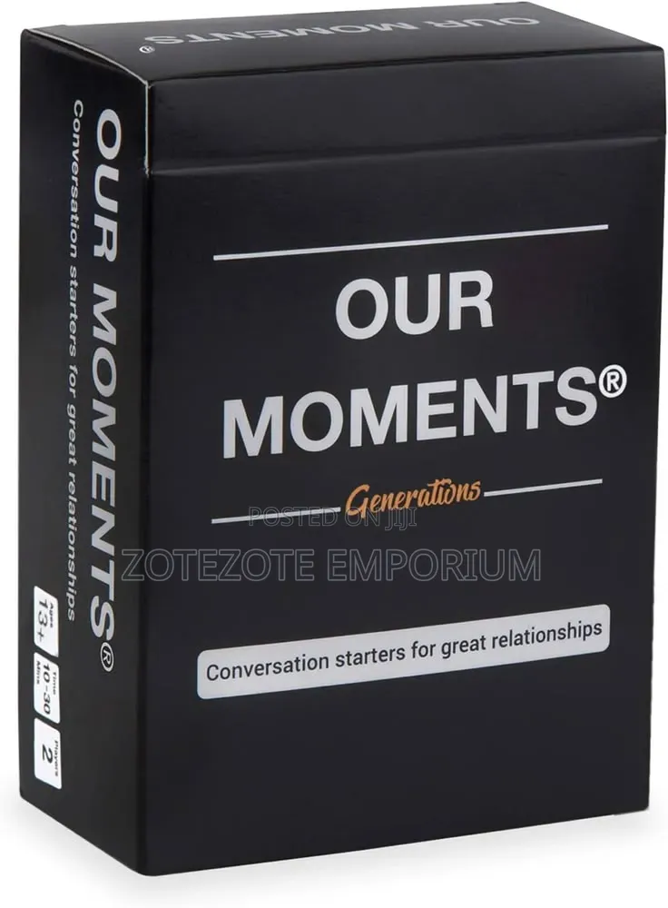 Our Moments Card Games
