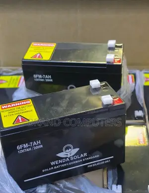 Wenda Solar 12V 7Ah Rechargeable UPS Battery