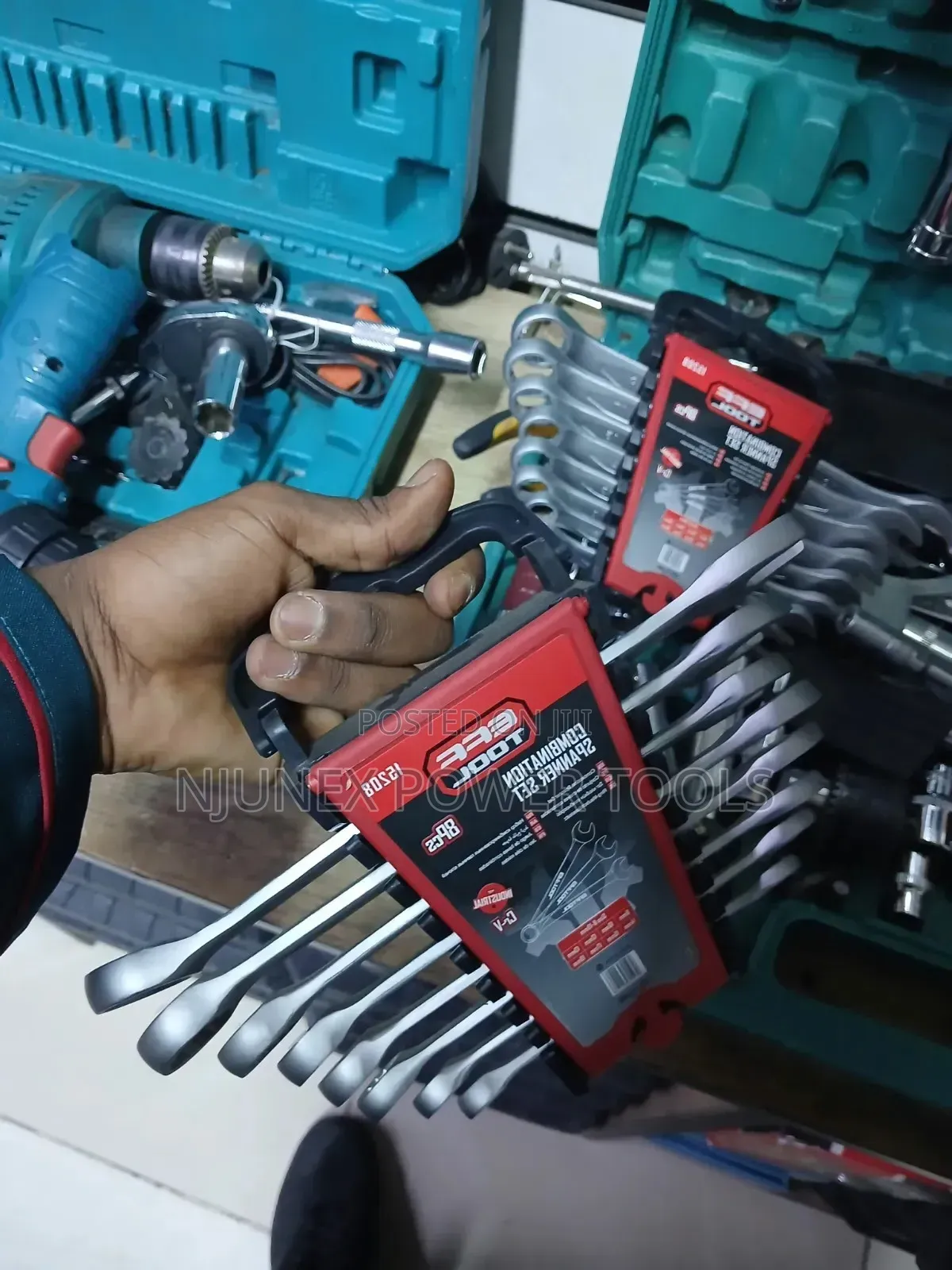 Eff Tool 8-Piece Combination Spanner Set (Model 15208)