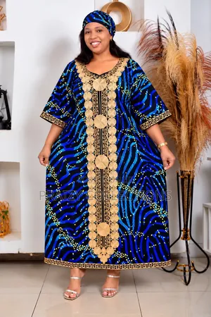 Embroidery Free Ankara Dress -Long & Short Dresses