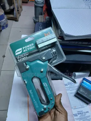 Power Action 3-in-1 Heavy-Duty Staple Gun (Model SGT01)