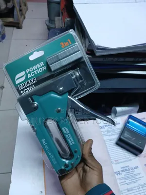 Power Action 3-in-1 Heavy-Duty Staple Gun (Model SGT01)