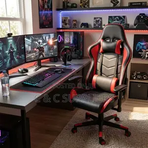 Leather Adjustable Gaming/Study Chair.
