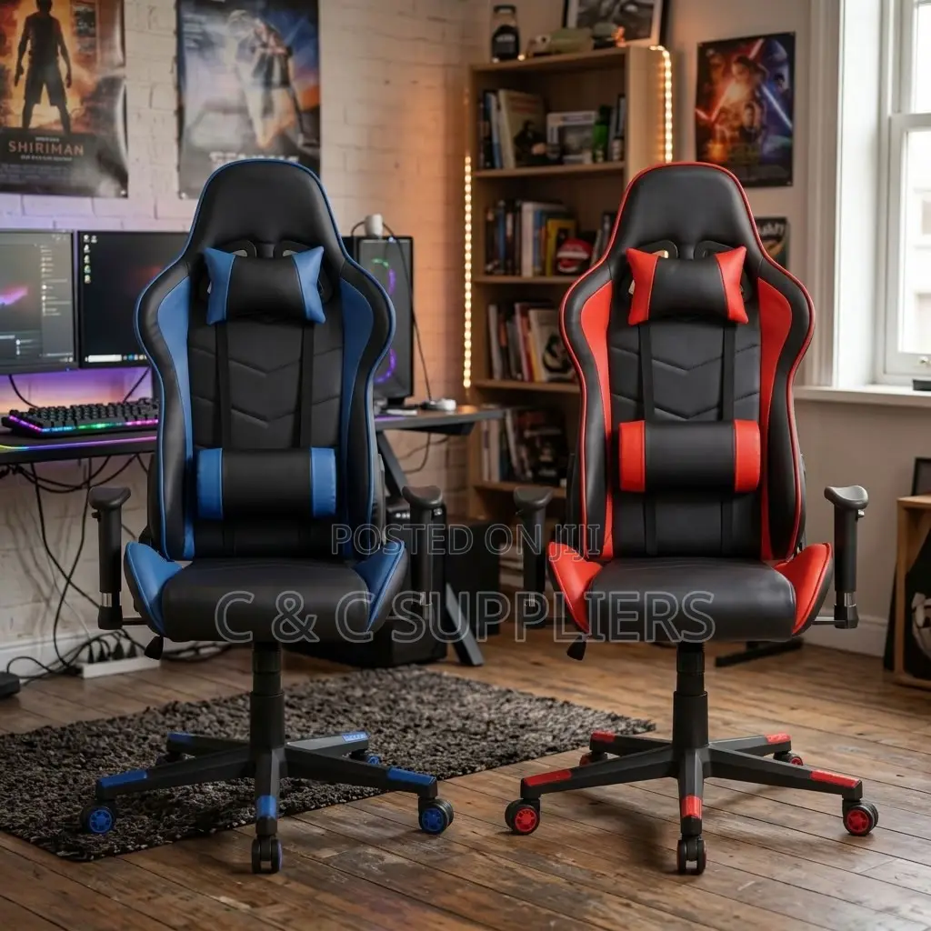 Leather Adjustable Gaming/Study Chair.