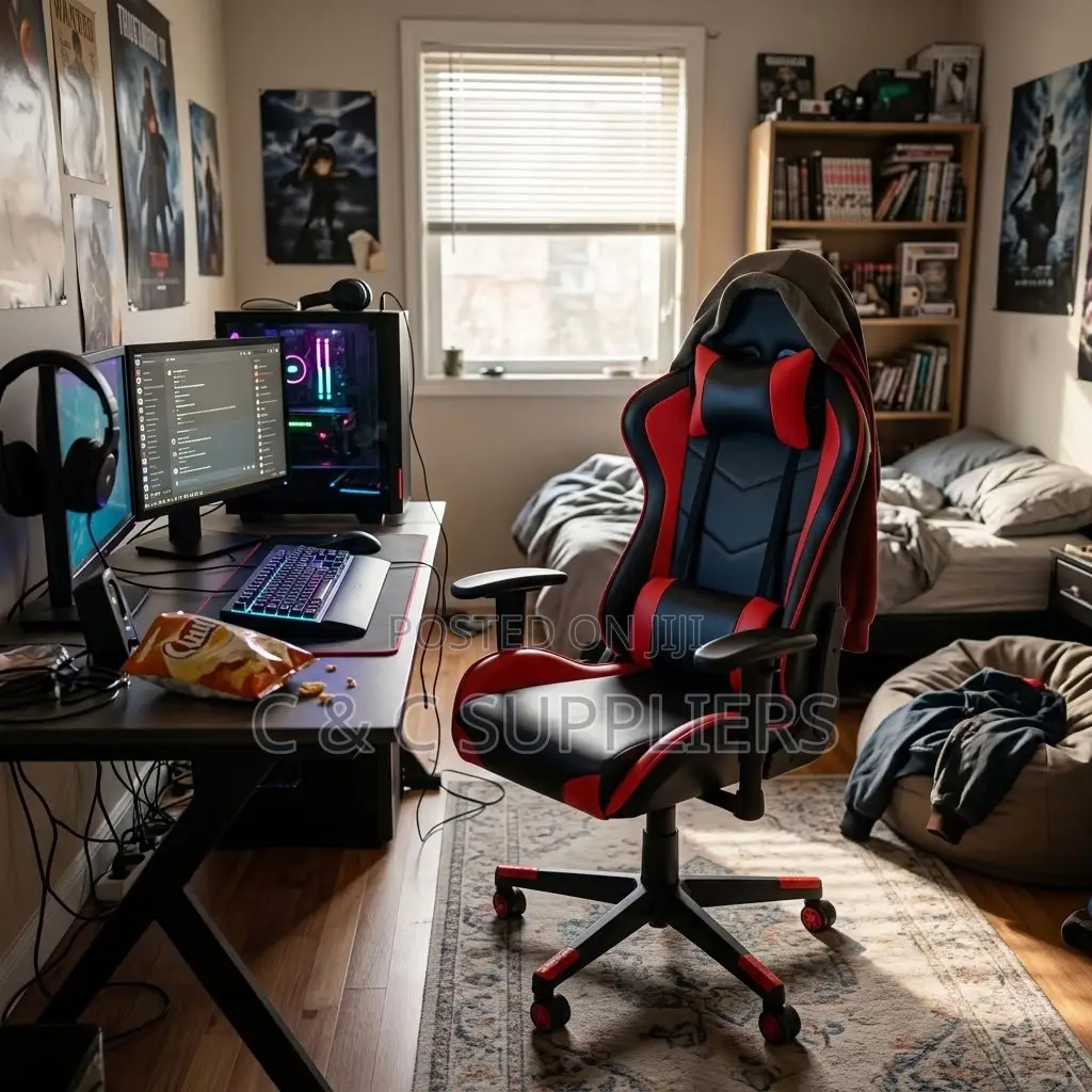 Leather Adjustable Gaming/Study Chair.