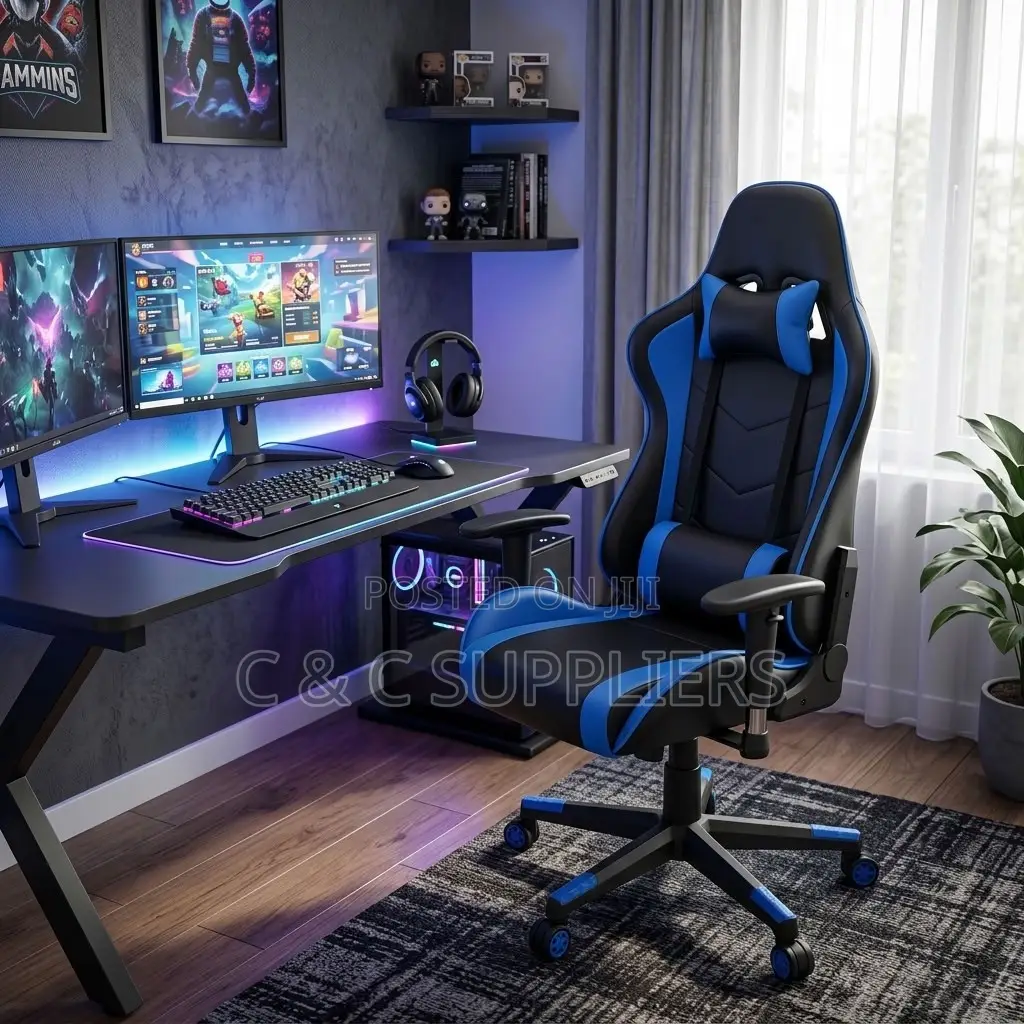Leather Adjustable Gaming/Study Chair.