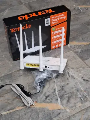 Tenda F3 N300 Router for WiFi Sharing and Browsing