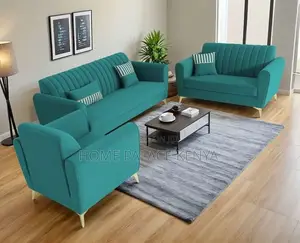 Sofa Set; Comfortable Fabric Sofa Set for Family Living Rooms