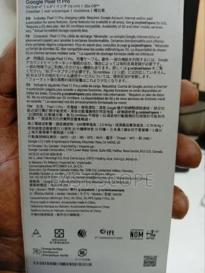 New Google Pixel 11 Pro 256 GB Black