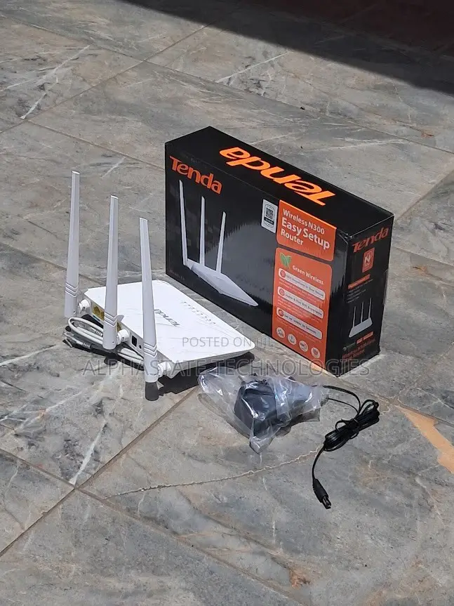 Tenda F3 WiFi Router for Streaming, Gaming and Browsing